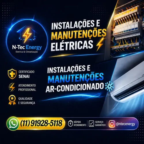 Eletricista Residencial e Instalador de Ar-Condicionado