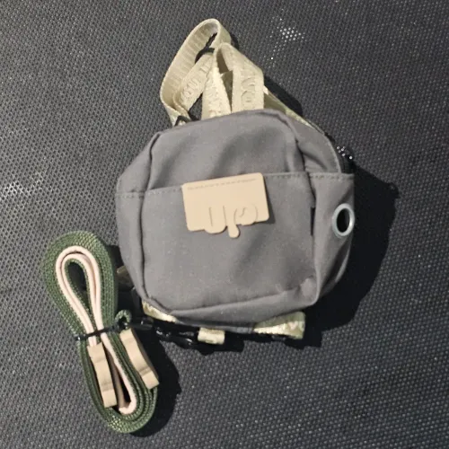Peitoral mochila para cães 5kg UP FOR YOU verde