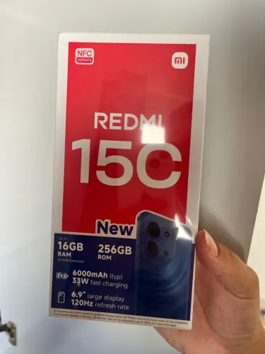 Redmi 15C, 256GB até 16 GB de RAM, NFC