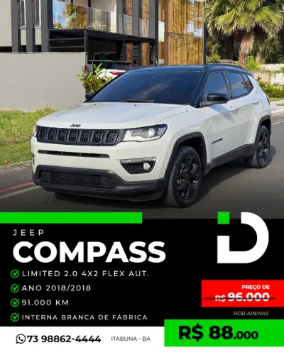 Jeep Compass Limited 2.0 4X2 Flex 16V Aut. 2018