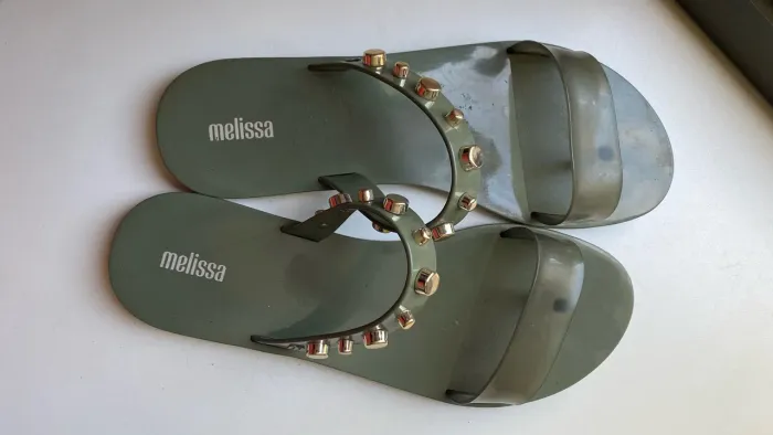 Rasteira Melissa Love Lip II Verde