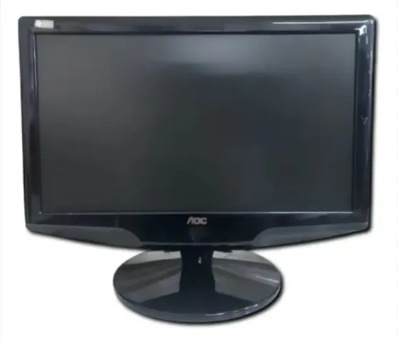 Monitor AOC 731Fw 17" 75hz, 5 a 8ms, 1280×720p HD, usado (e com uma linha vermelha)