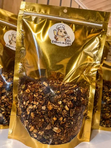 Granola Premium Artesanal 22 Ingredientes | Mel Puro | Cacau 100% | 250g e 500g