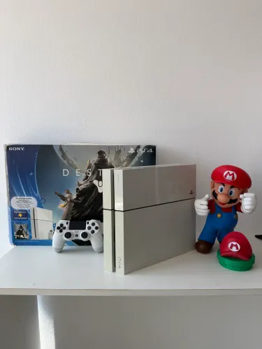 Ps4 fat branco 500gb OLX pay