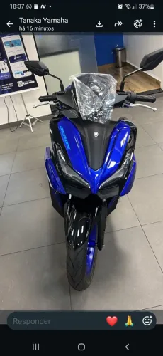 Yamaha aerox 160 26/27 apenas 200 km,emplacada e c/ ipva pago   21.300