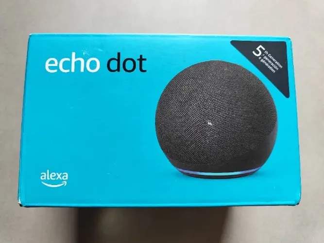 Echo Dot 5 speaker assistente de voz Amazon Alexa, novo, lacrado.