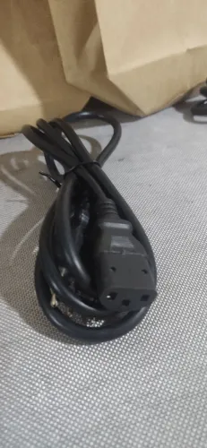 Cabo de energia fonte Pc computador padrão novo 3 pinos
