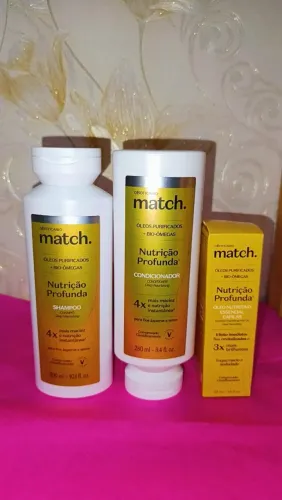 Kit Match Nutrição Profunda shampoo + condicionador + óleo nutritivo