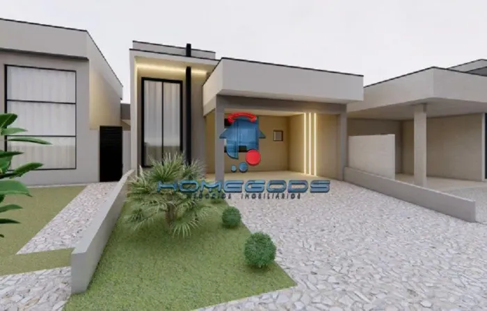 Casa à venda em Paulínia, Vila Monte Alegre, com 3 suítes, com 138 m², condomínio terras d