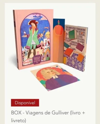 box as viagens de gulliver - lacrado!!!