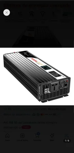 Inversor 12 volts 220