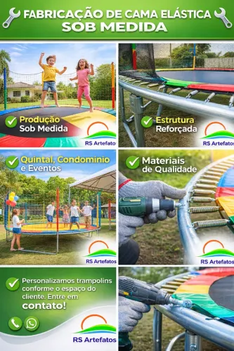 FABRICAÇÃO DE CAMA ELÁSTICA SOB MEDIDA 