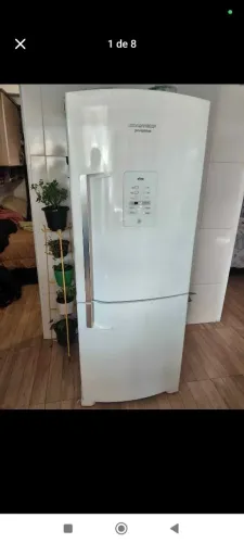 Geladeira Brastemp Inverse Frost Free duplex completa painel digital Blue touch impecável!