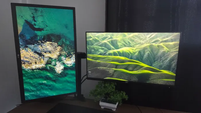 2 MONITOR (Dell e LG) + Suporte e Cabos