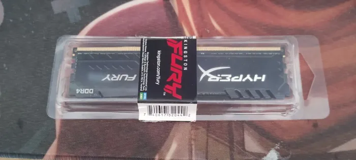 Memória RAM Kingston: Fury 8gb DDR4, 2666hz