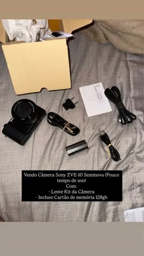 Câmera Sony Zve10