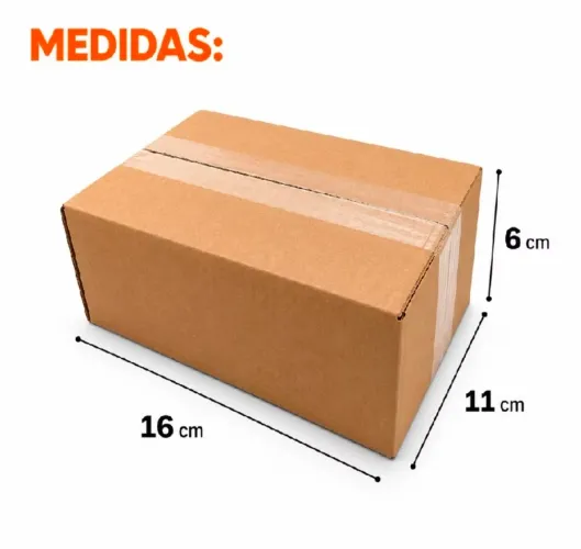 25 CAIXAS de Papelão Correios ou Ecommerce 16X11X6cm