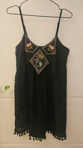 Vestido farm bordado P