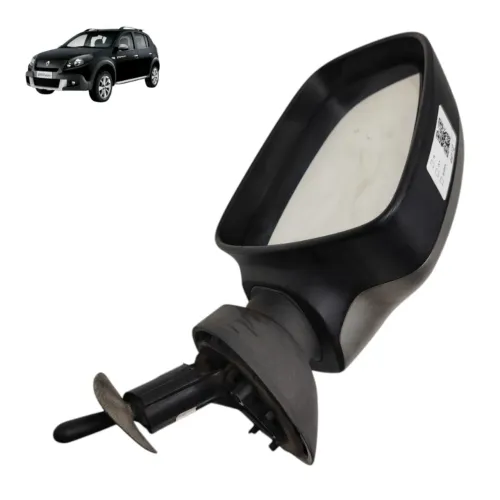 Retrovisor manual esquerdo Renault Sandero 2014 2013 2012 11
