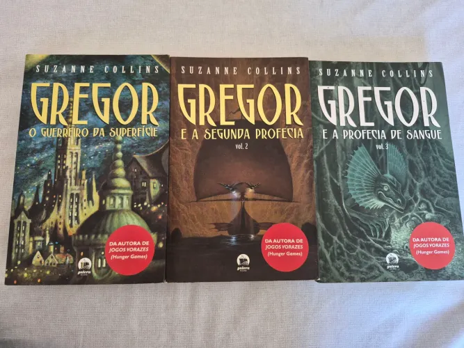 Livros Gregor - volumes 1, 2 e 3 - Suzanne Collins