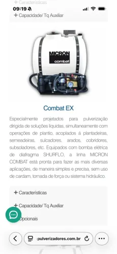 Tanque Pulverizador Inoculante Agrícola Micron Combat 600l