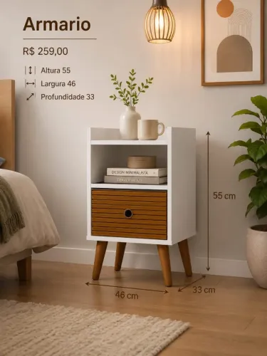 Promoção Mesa de Cabeceira - 20/7/26