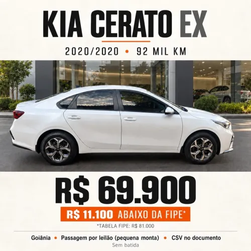 Kia Motors Cerato EX 2.0 16V Flex AUT 2020