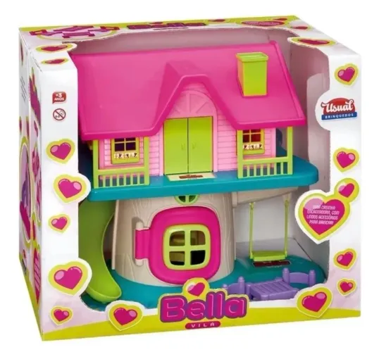 Casa De Bonecas Usual Brinquedos Bella Vila Casa