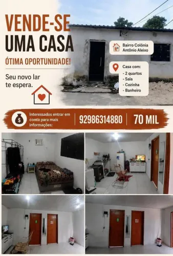 Casa bairro colônia Antônio Aleixo
