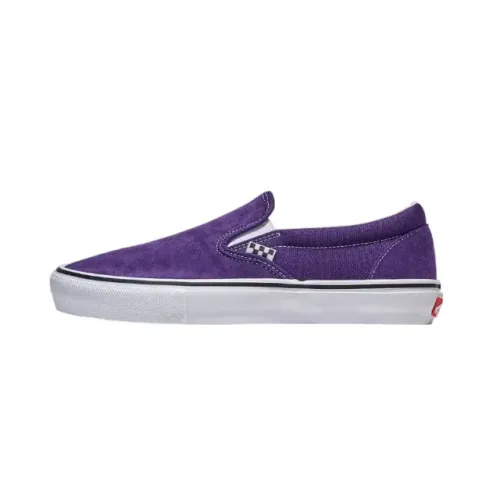 Tênis Vans Skate Slip On Purple Black Unissex.