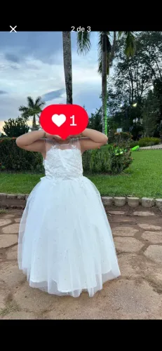 Vestido de festa infantil 