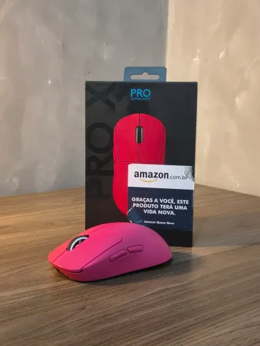 Mouse Logitech G Pro Superlight Vermelho | Aceito Cartão | Entrego & OLX Pay