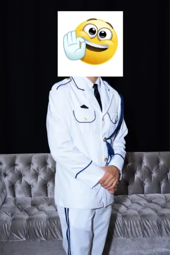 Túnica branca colégio militar