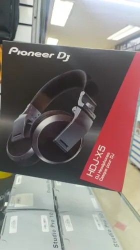 Fone de Ouvido Pioneer DJ HDJ-X5 SIlver Oferta World Of Music 