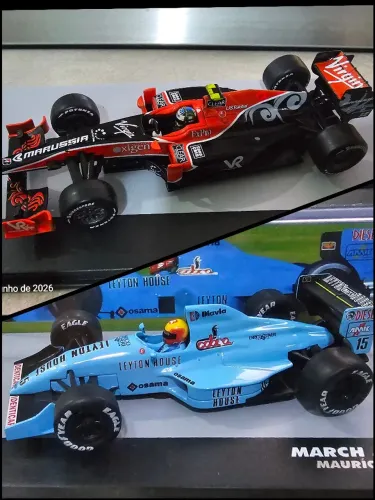 Miniatura F1 Lucas Di Grassi e Gugelmin 1:43