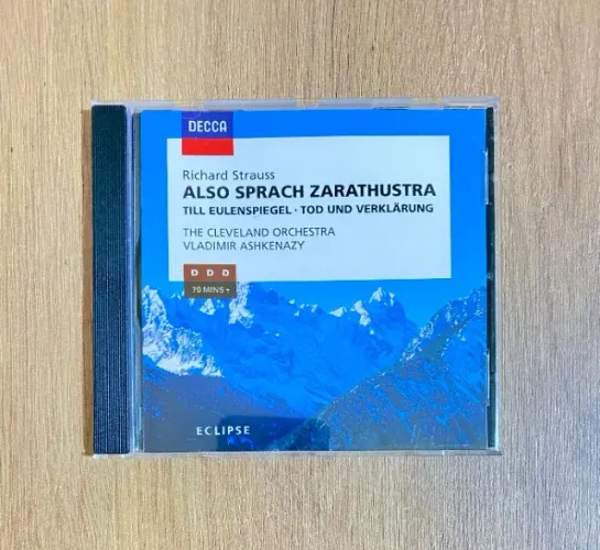 CD Richard Strauss: Also Sprach Zarathustra (Regência Ashkenazy) Alemanha