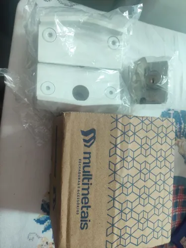 Fechadura porta correr branco
