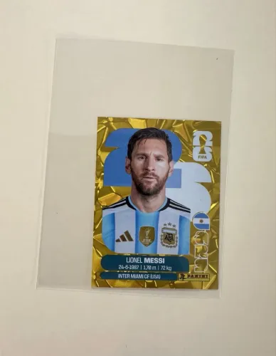 Lionel Messi Legend Gold Ouro Edição Limitada Original Panini EUA Copa do Mundo 2026