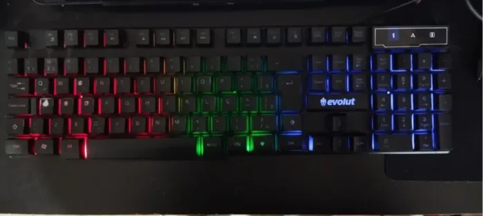 Teclado gamer evolut eg-206 rb