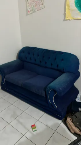 Sofá Azul Pequeno