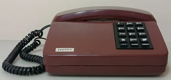 Telefone fixo vinho lepton - Sem Teste 
