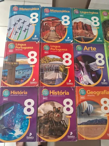 Coleção Poliedro  8 ano - 30,00/Discip.