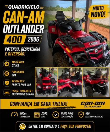 Vendo can Ann outlander 400 2006
