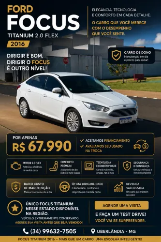 Ford Focus Tita/tita Plus 2.0 Flex 5P Aut. 2016