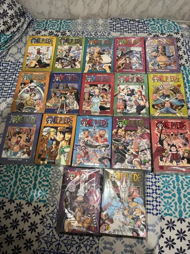 Mangá one piece 3 em 1 vol.1 ao 17