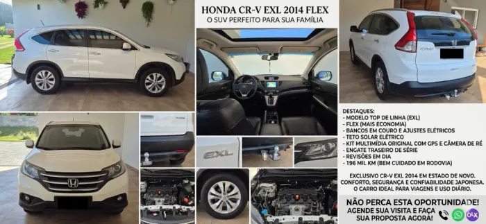 Honda CR-V EXL 2.0 Flexone 16V 2WD Aut. 2014