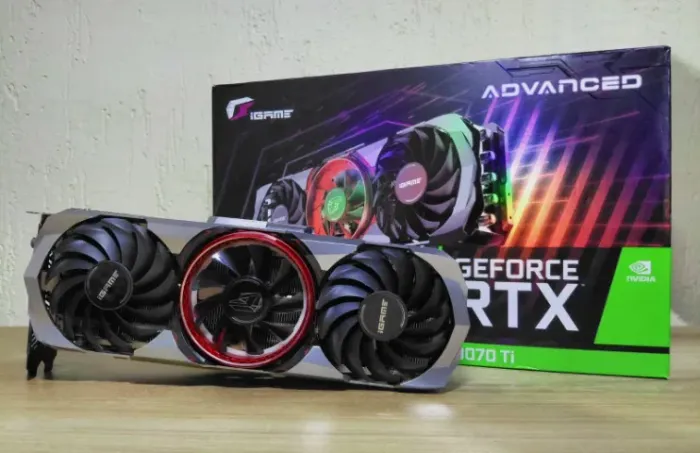 Nvidia GeForce RTX 3070Ti 8GB Colorful iGame - Seminova com caixa