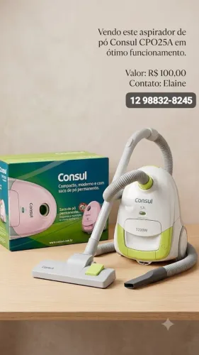 Aspirador de pó 127, em perfeito estado