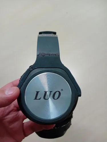 Fone de ouvido bluetooth verde escuro da Luo