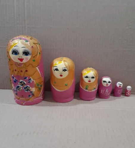 Boneca Russa Matryoshka de madeira